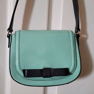 Kate Spade New York Chelsea Park Jade Patent Leather Bow Crossbody